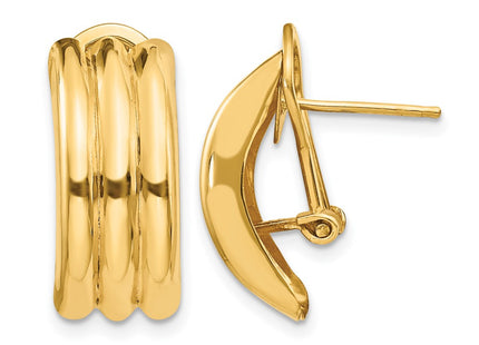 14K gold earrings