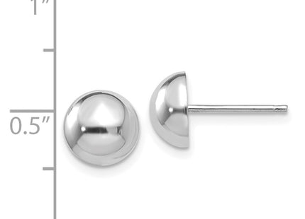 14k White Gold Earrings Style H968 - Classique Jewelry Inc.