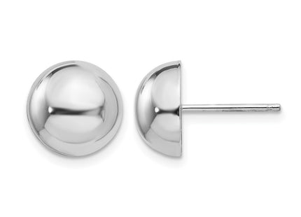 14K white gold earrings