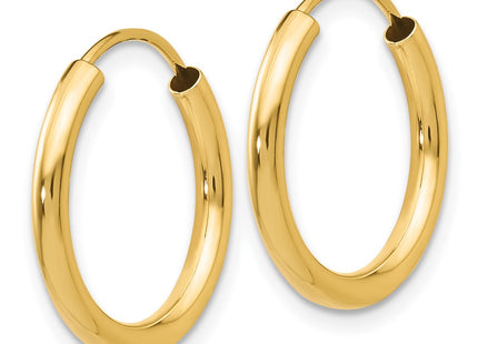 14k Yellow Gold Earrings Style H978 - Classique Jewelry Inc.