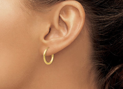 14k Yellow Gold Earrings Style H978 - Classique Jewelry Inc.