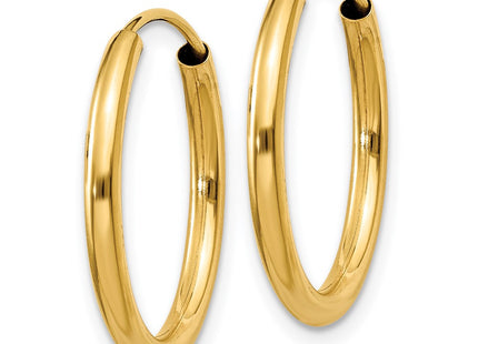 14k Yellow Gold Earrings Style H979 - Classique Jewelry Inc.