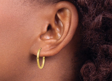 14k Yellow Gold Earrings Style H979 - Classique Jewelry Inc.