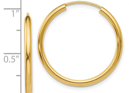 14k Yellow Gold Earrings Style H980 - Classique Jewelry Inc.