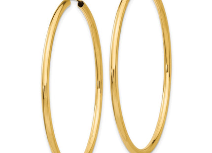 14k Yellow Gold Earrings Style H984 - Classique Jewelry Inc.