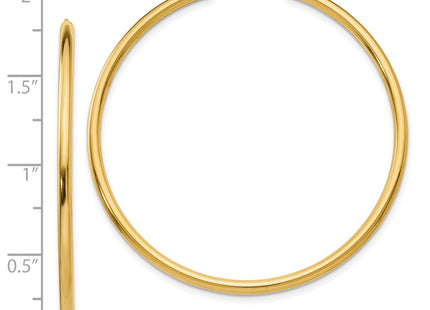 14k Yellow Gold Earrings Style H984 - Classique Jewelry Inc.