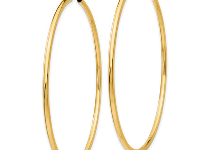 14k Yellow Gold Earrings Style H987 - Classique Jewelry Inc.