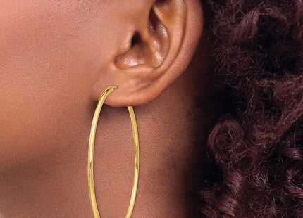 14k Yellow Gold Earrings Style H987 - Classique Jewelry Inc.