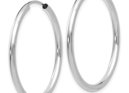 14k White Gold Earrings Style H993 - Classique Jewelry Inc.