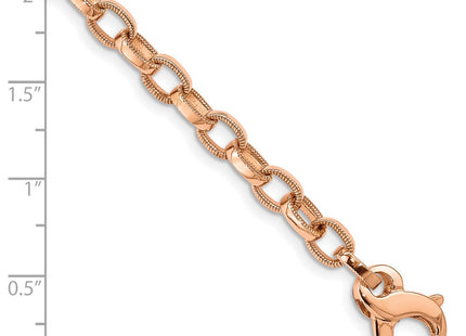 14k Rose Gold Bracelets Style HL319 - Classique Jewelry Inc.
