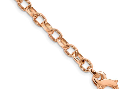 14k Rose Gold Bracelets Style HL319 - Classique Jewelry Inc.
