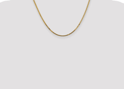 14K Lightweight Flat Bismark with Lobster Clasp Chain (Style HLF13-18)