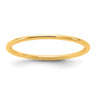14KY Half Round Band Size 12.5