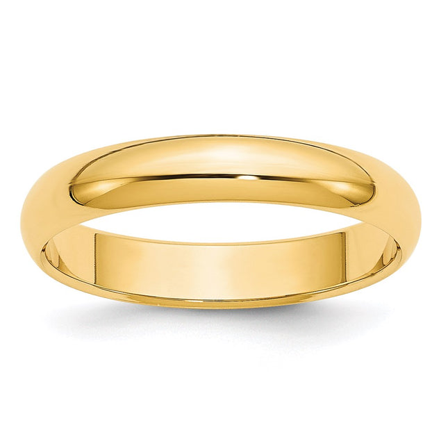 Sterling Silvergold Plated Half Round Bandsterling Silver
