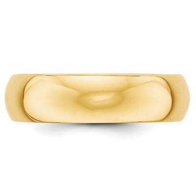 Sterling Silver/Gold Plated Half Round Band