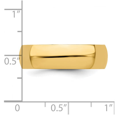 GP Sterling Silver Half-Round Band