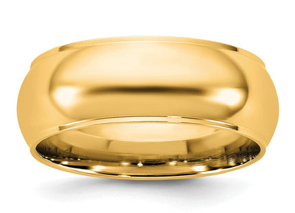 14K yellow gold wedding band