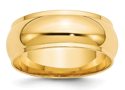 14K yellow gold wedding band