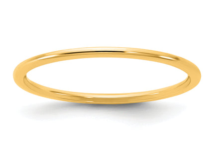 14K yellow gold band, further view