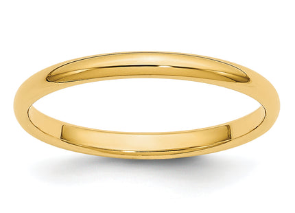 14K yellow gold band