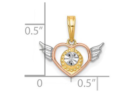 14k Yellow & Rhodium Jewelry Style K10001 - Classique Jewelry Inc.