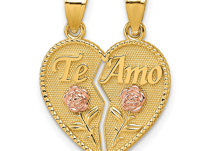 14k Two-tone Pendants Style K10002 - Classique Jewelry Inc.