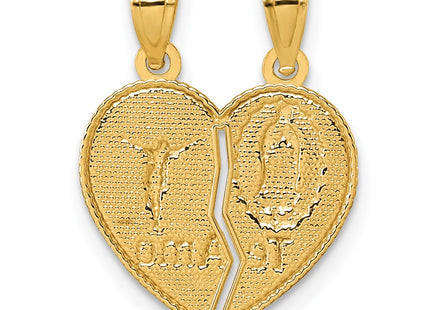 14k Yellow Gold Pendants Style K10003 - Classique Jewelry Inc.