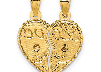 14k Two-tone Pendants Style K10006 - Classique Jewelry Inc.