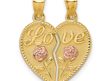 14k Two-tone Pendants Style K10006 - Classique Jewelry Inc.