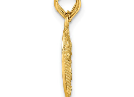 14k Yellow Gold Pendants Style K10007 - Classique Jewelry Inc.