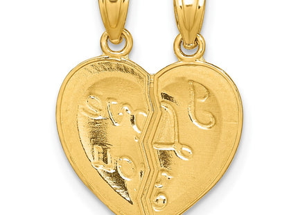 14k Yellow Gold Pendants Style K10007 - Classique Jewelry Inc.
