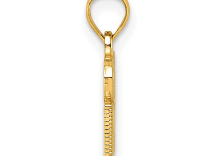 14k Yellow Gold Pendants Style K10009 - Classique Jewelry Inc.
