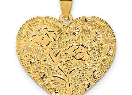 14k Yellow Gold Pendants Style K10010 - Classique Jewelry Inc.