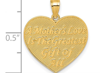 14k Yellow Gold Pendants Style K10010 - Classique Jewelry Inc.