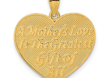 14k Yellow Gold Pendants Style K10010 - Classique Jewelry Inc.