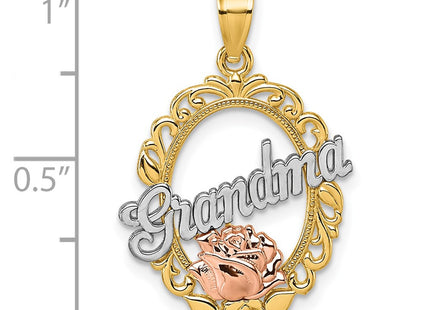 14k Yellow Gold Pendants Style K10011 - Classique Jewelry Inc.