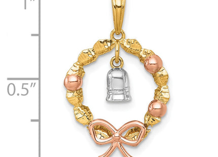 14k Two-tone Jewelry Style K10014 - Classique Jewelry Inc.