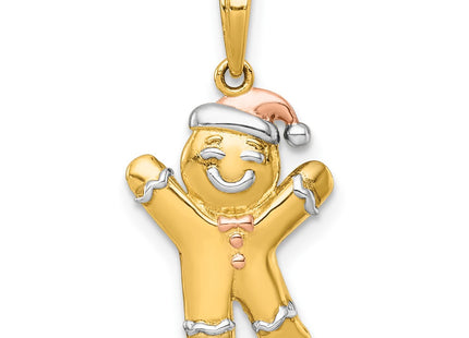 14k Yellow & Rhodium Jewelry Style K10015 - Classique Jewelry Inc.