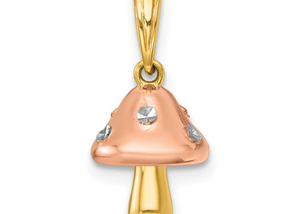 14k Yellow & Rhodium Jewelry Style K10017 - Classique Jewelry Inc.