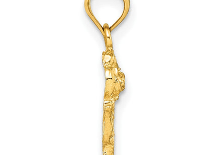 14k Yellow Gold Pendants Style K10019 - Classique Jewelry Inc.