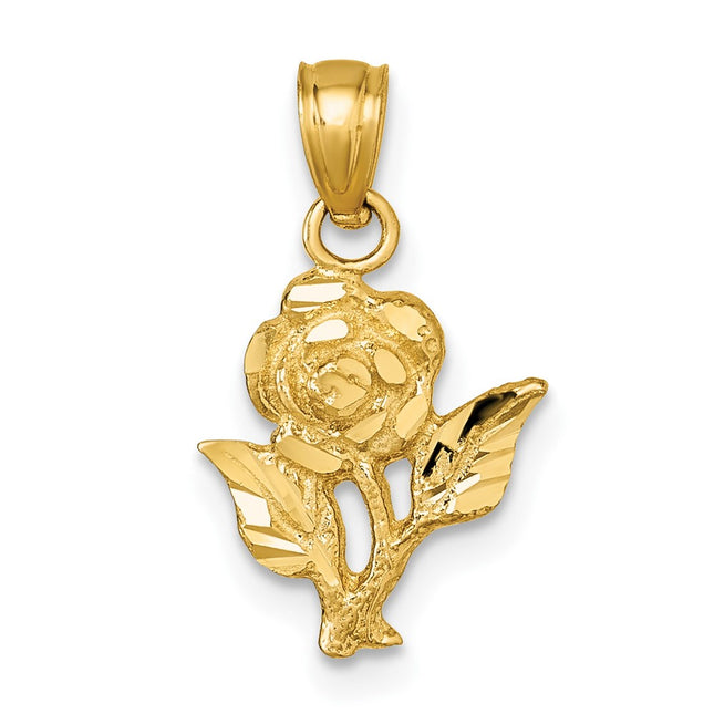 14k Yellow Gold Pendants Style K10019 - Classique Jewelry Inc.