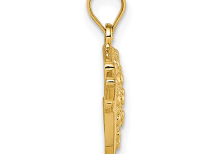 14k Yellow Gold Pendants Style K10023 - Classique Jewelry Inc.