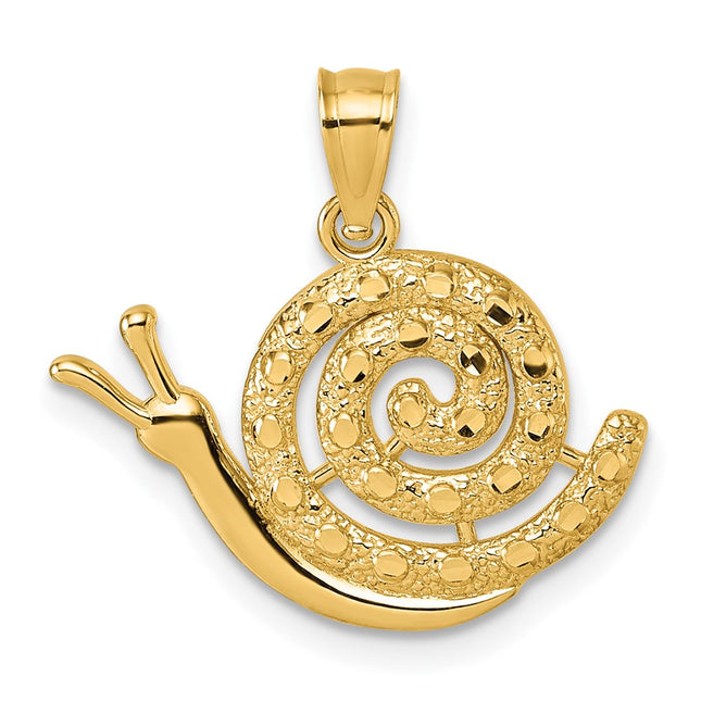 14k Yellow Gold Pendants Style K10023 - Classique Jewelry Inc.