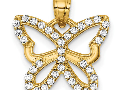 14k Yellow Gold Pendants Style K10024 - Classique Jewelry Inc.