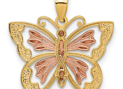 14k Two-tone Pendants Style K10027 - Classique Jewelry Inc.