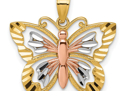 14k Two-tone Pendants Style K10027 - Classique Jewelry Inc.