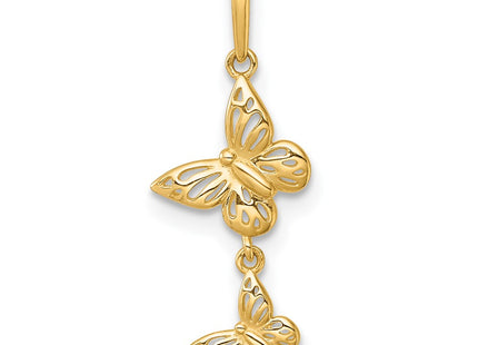 14k Yellow Gold Pendants Style K10028 - Classique Jewelry Inc.