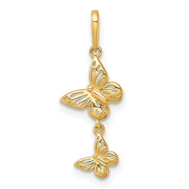 14k Yellow Gold Pendants Style K10028 - Classique Jewelry Inc.