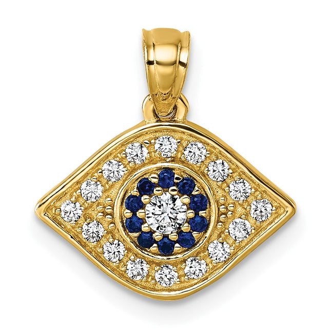 14k Yellow Gold Pendants Style K10043 - Classique Jewelry Inc.