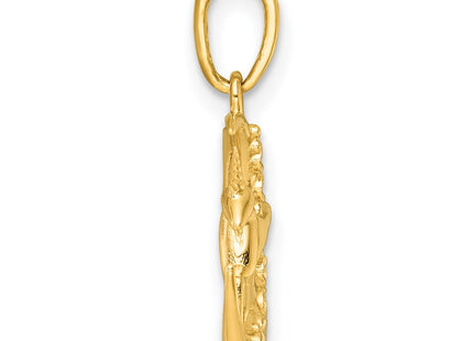 14k Yellow & Rhodium Jewelry Style K10044 - Classique Jewelry Inc.